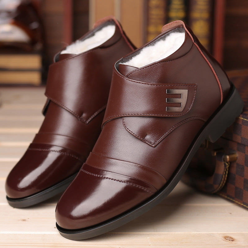 Men's Leather Business Black Or Brown Dress Shoes For Business Office