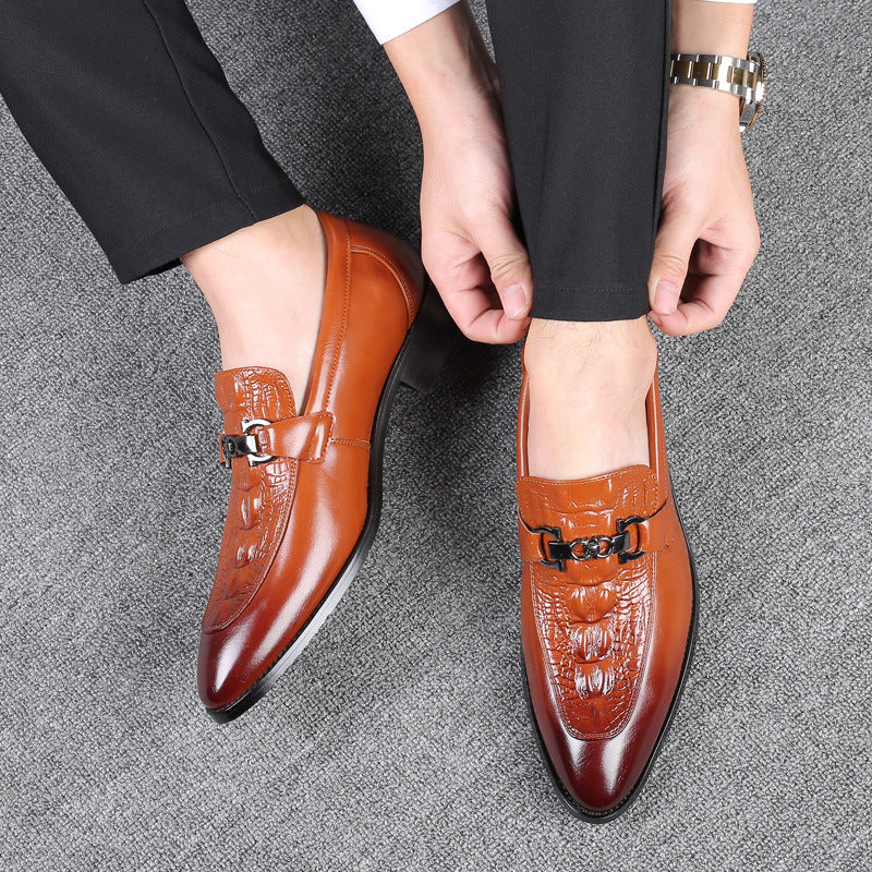 Men's Comfortable Luxurious To Look Elegant | Slip On Dress Shoes With Rubber Sole