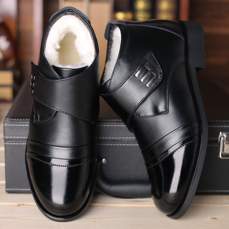 Men's Leather Business Black Or Brown Dress Shoes For Business Office