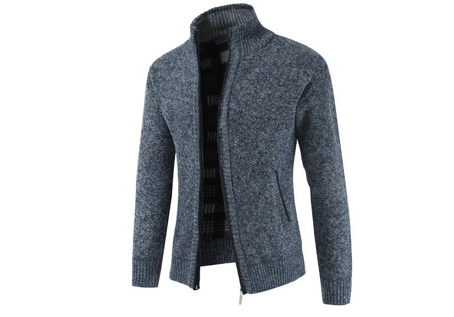 Men's sweater coat