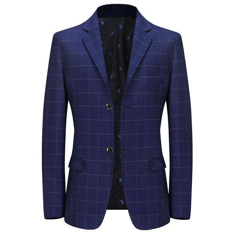 Suits For Men Coat Plaid Fashion | Classy Men's Coat