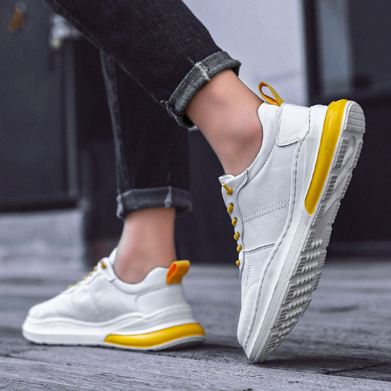 Board Sports Teen Casual Tide Shoes | Soft Leather Sneakers