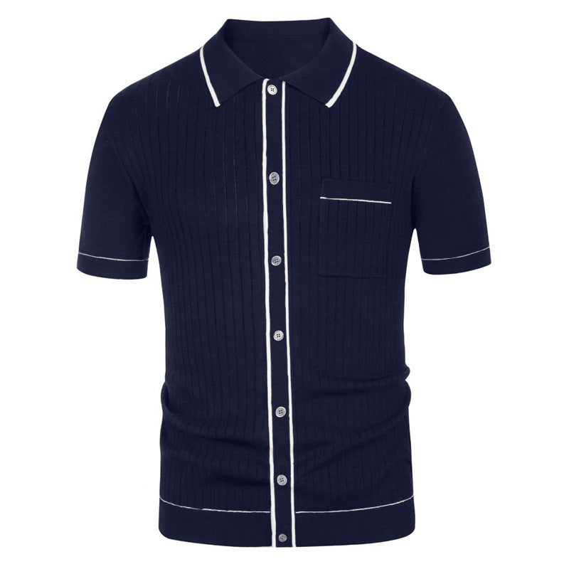 Men's Chic Fashion Short Sleeve Shirt For Summer And Autumn