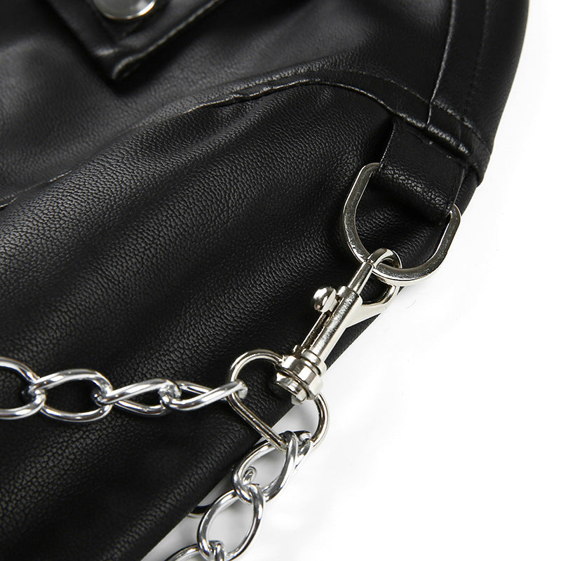 Women's Faux Leather Coat
