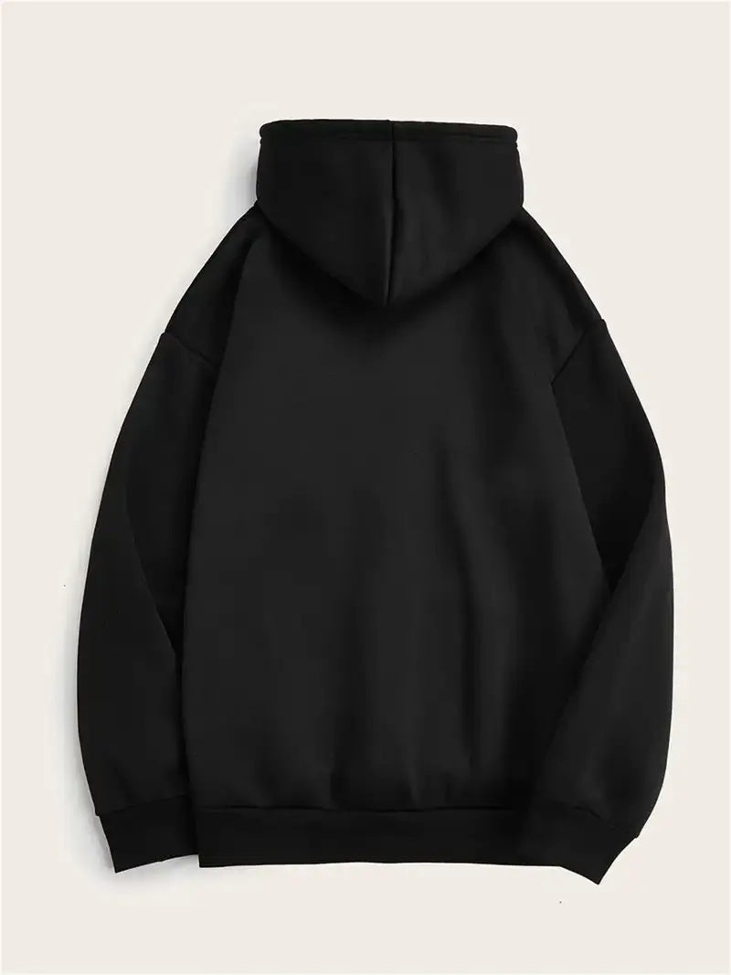 Printed Cotton Hooded Sweatshirt