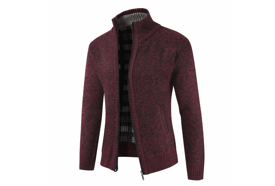 Men's sweater coat