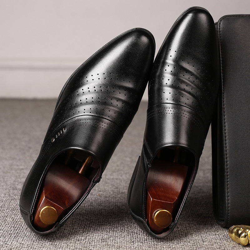 Dress Shoes For Men | Casual Pointed Toe Leather