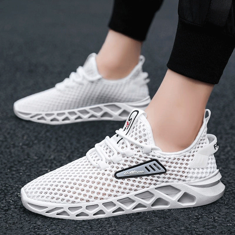 Men Mesh Breathable Hollow Casual Sports Shoes