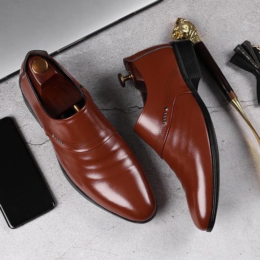 Dress Shoes For Men | Casual Pointed Toe Leather