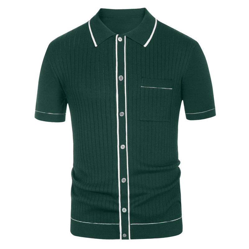 Men's Chic Fashion Short Sleeve Shirt For Summer And Autumn