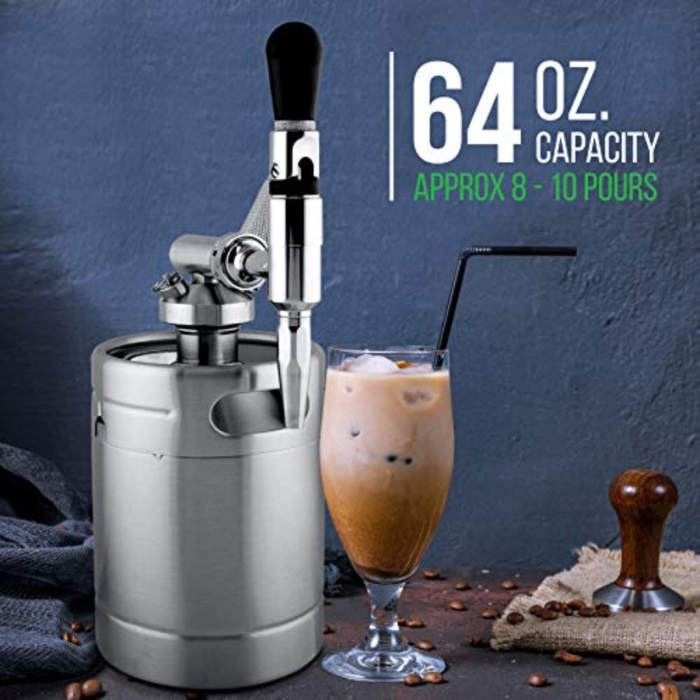 Nitrogen Coffee Machine Stainless Steel Barrel - For Firm Coffee Connoisseurs