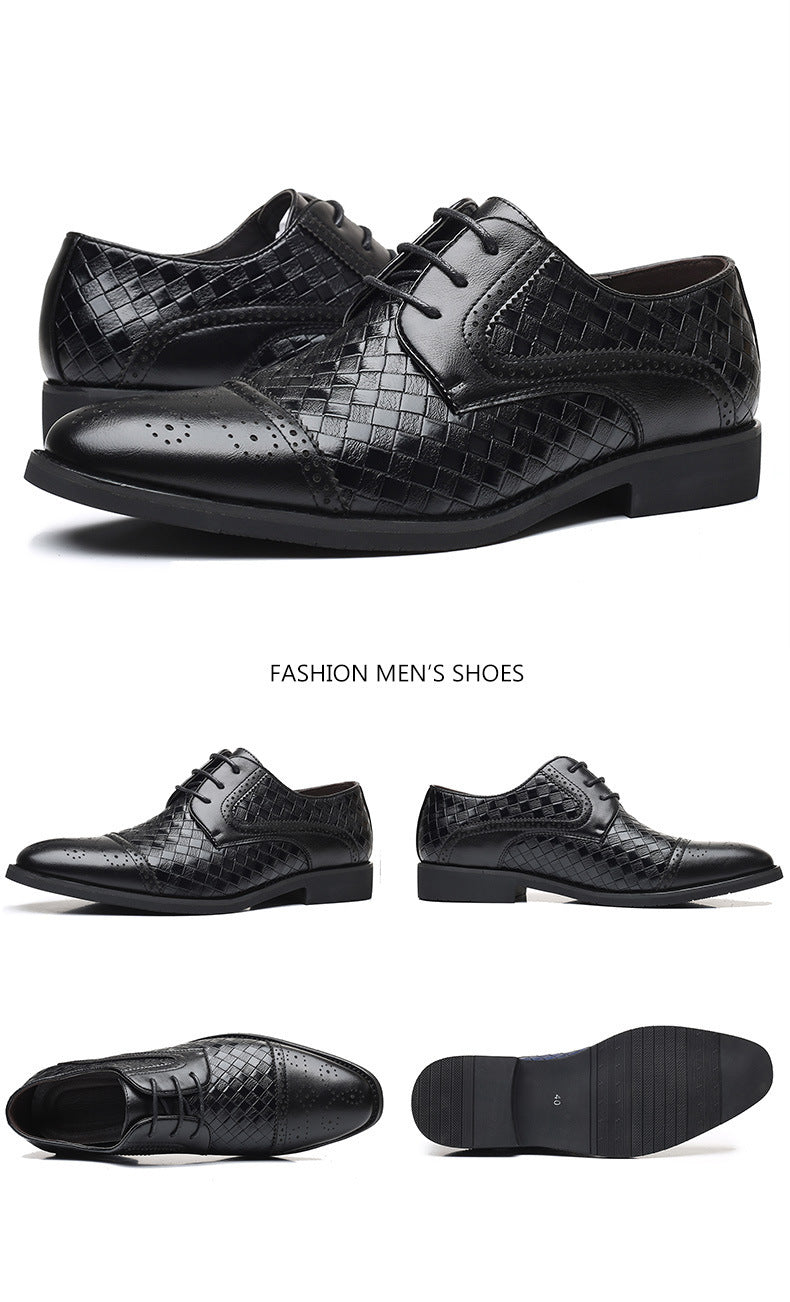 Men's Trendy Business Casual Leather Shoes