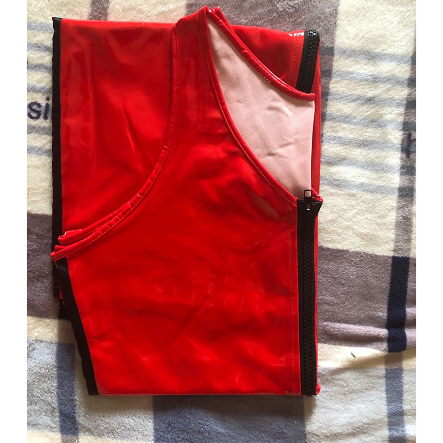 Men's Red Wrestling Spandex Suit For Control And Agility