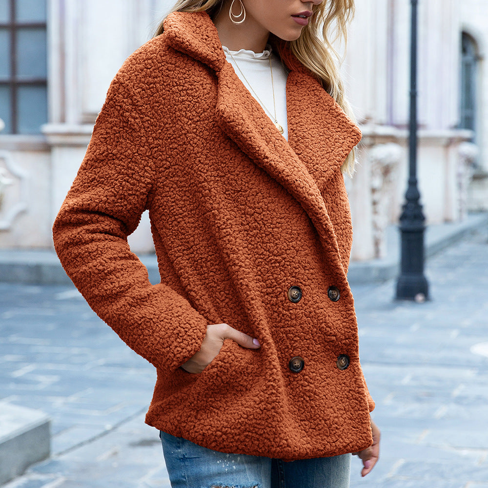 Casual and Elegant Women's Winter Coat | Button Jacket Cardigan
