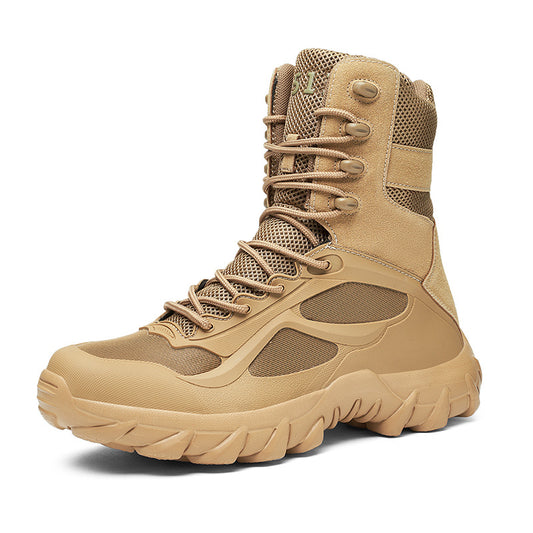 Large size high-top military boots