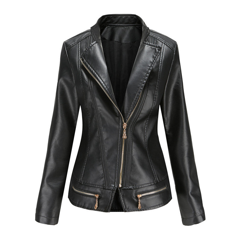 Women's Casual PU Leather Jacket  | Stylish Coat