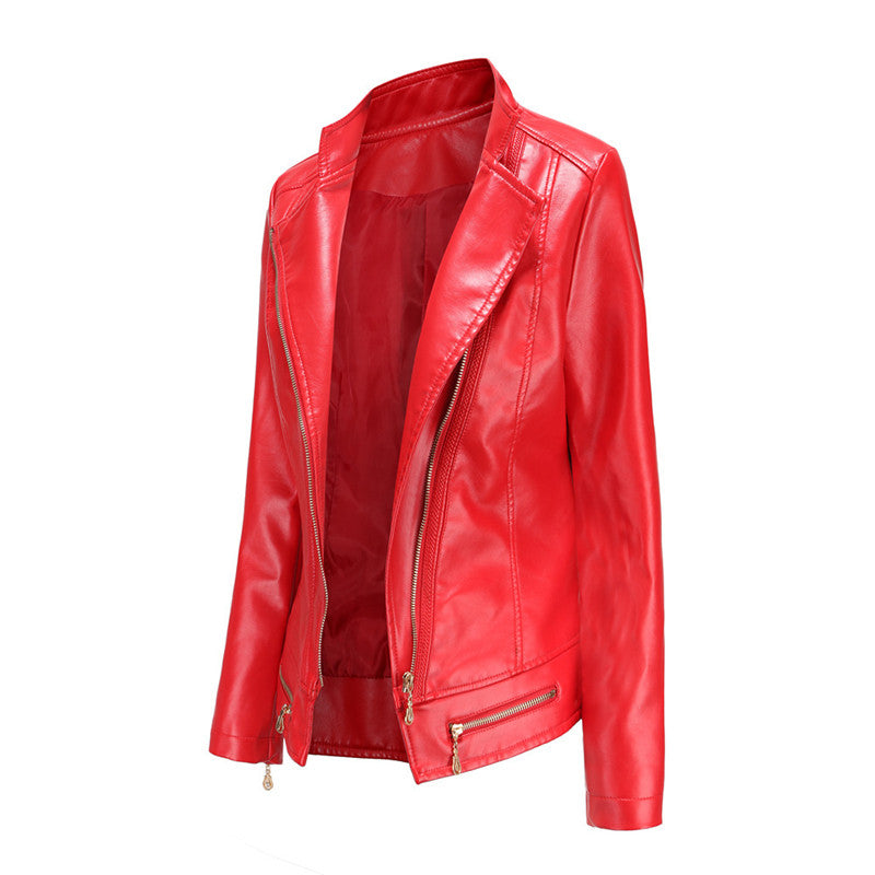 Women's Casual PU Leather Jacket  | Stylish Coat