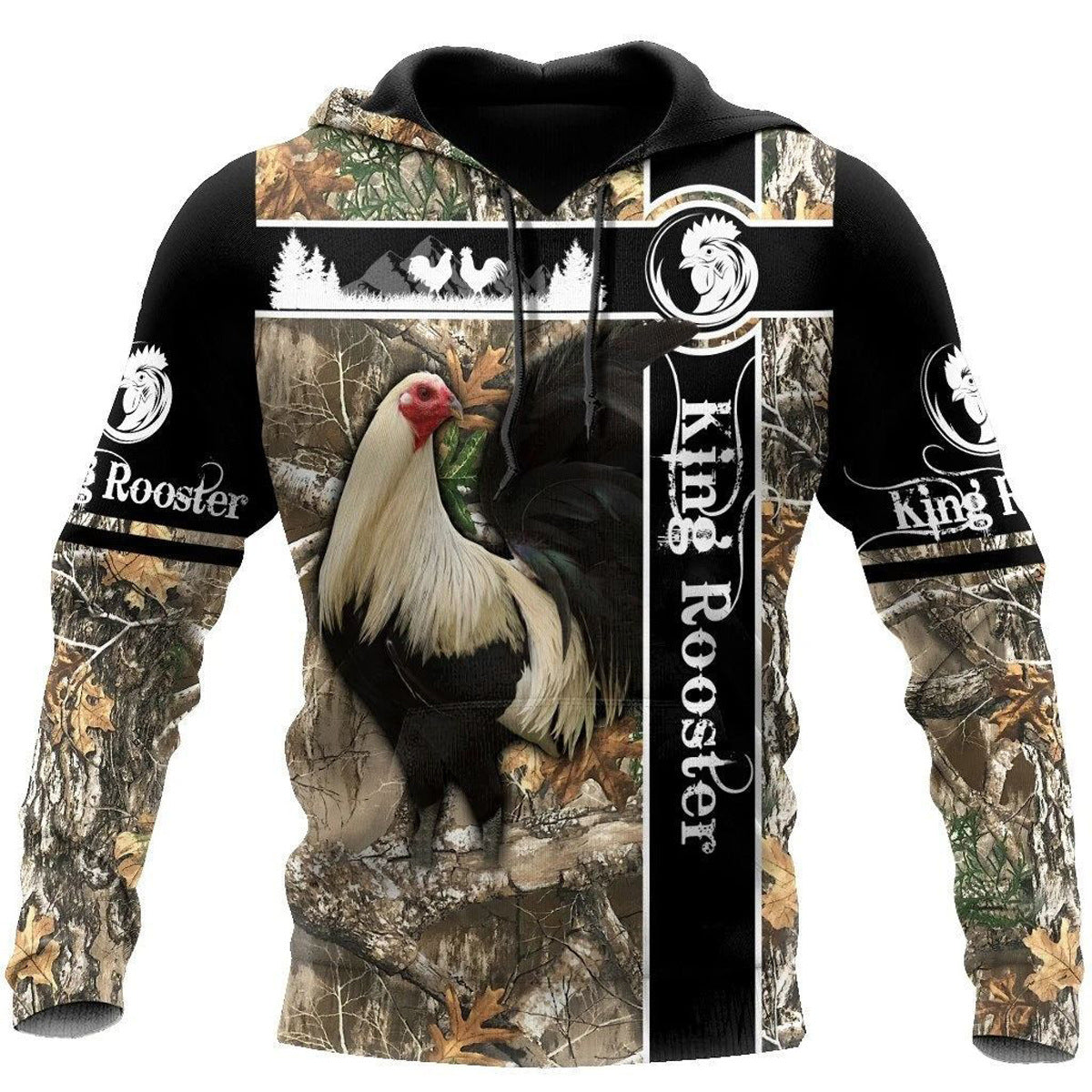 Men's Rooster Series Hooded One-Piece Bodywear 🐓🎭
