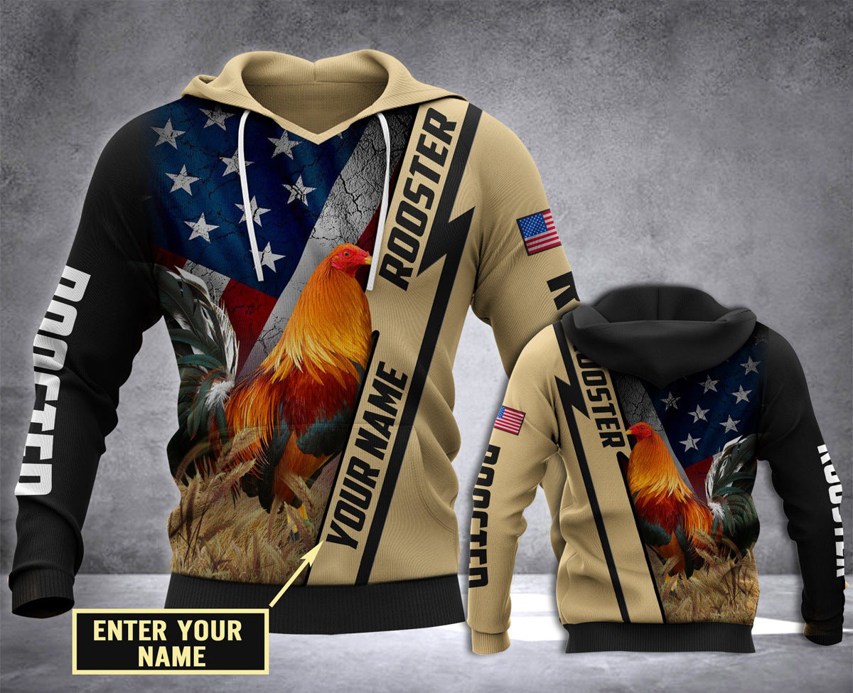 Men's Rooster Series Hooded One-Piece Bodywear 🐓🎭
