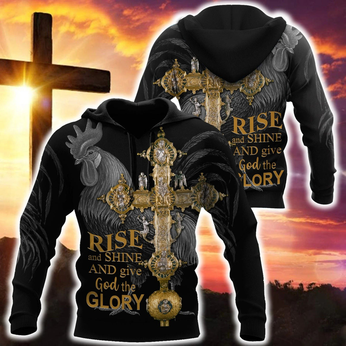 Men's Rooster Series Hooded One-Piece Bodywear 🐓🎭