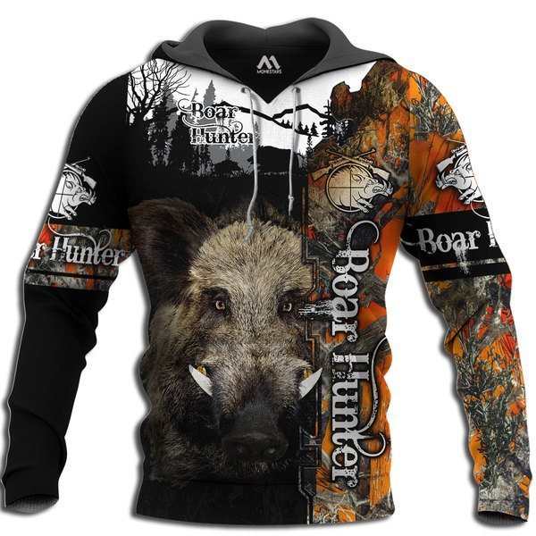Boar Fighting Pig Series Oversized Hooded Pullover 🐗💥