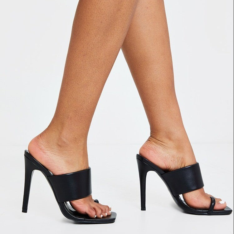 Woman Shoes | Fashion Stiletto High Heel Flip Flops