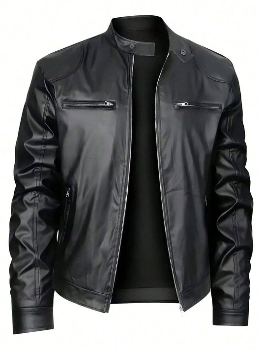 Men's Stylish and Casual High Neck Jacket