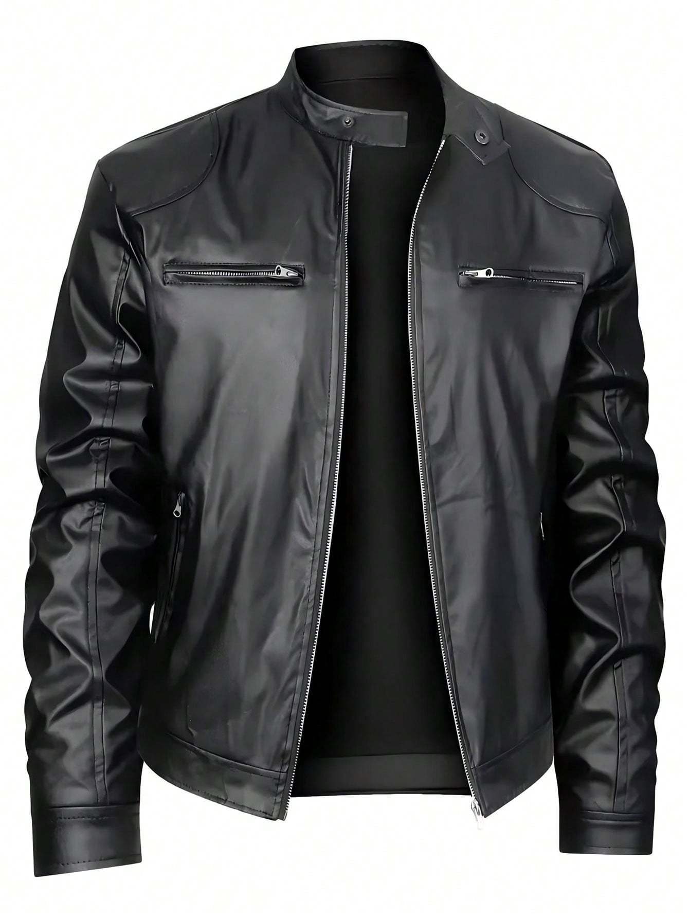 Men's Stylish and Casual High Neck Jacket