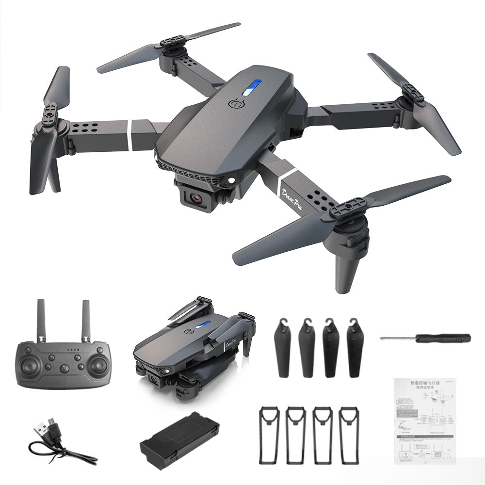 Remote Control Toy | E88 Dual Camera Drone, WiFi FPV Double Folding RC Quadcopter Altitude Hold