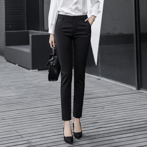 Women’s Harlan Casual Pants – Ninth-Length Relaxed Fit Trousers