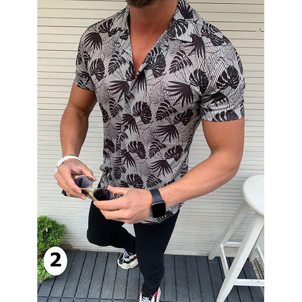Men’s 3D Printed Short Sleeve Graphic Shirt 👕✨