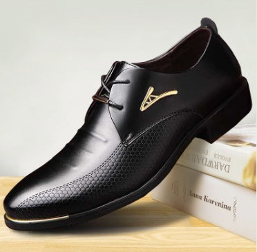 Luxury Men's Patent Leather Oxford Formal Shoes 👞✨