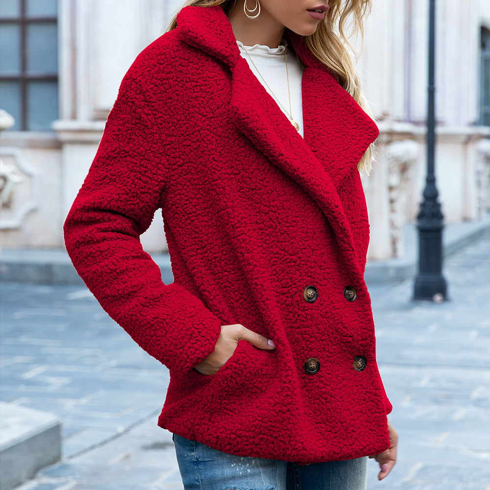 Casual and Elegant Women's Winter Coat | Button Jacket Cardigan
