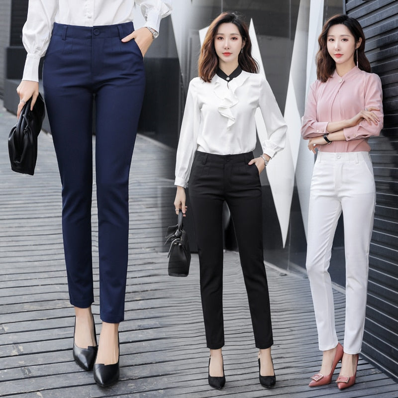 Women’s Harlan Casual Pants – Ninth-Length Relaxed Fit Trousers