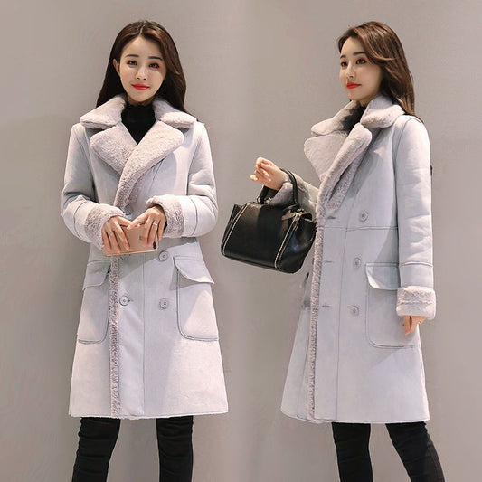 Women's Cozy Lamb Wool Coat 🐑🧥