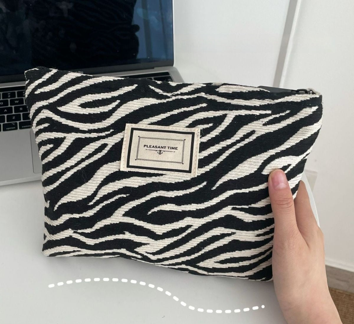 Women’s Leopard & Zebra Print Cosmetic Bag – Travel Makeup & Wash Bag