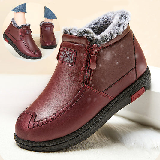 Women’s Winter Snow Boots – Plush Ankle Warm Boots, Perfect Gift for Mom