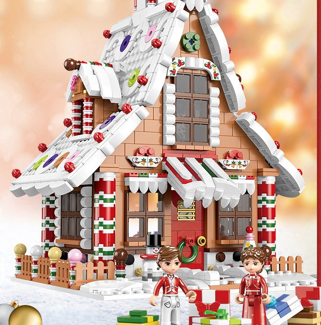 Christmas Castle Music Box Building  | Block Toys