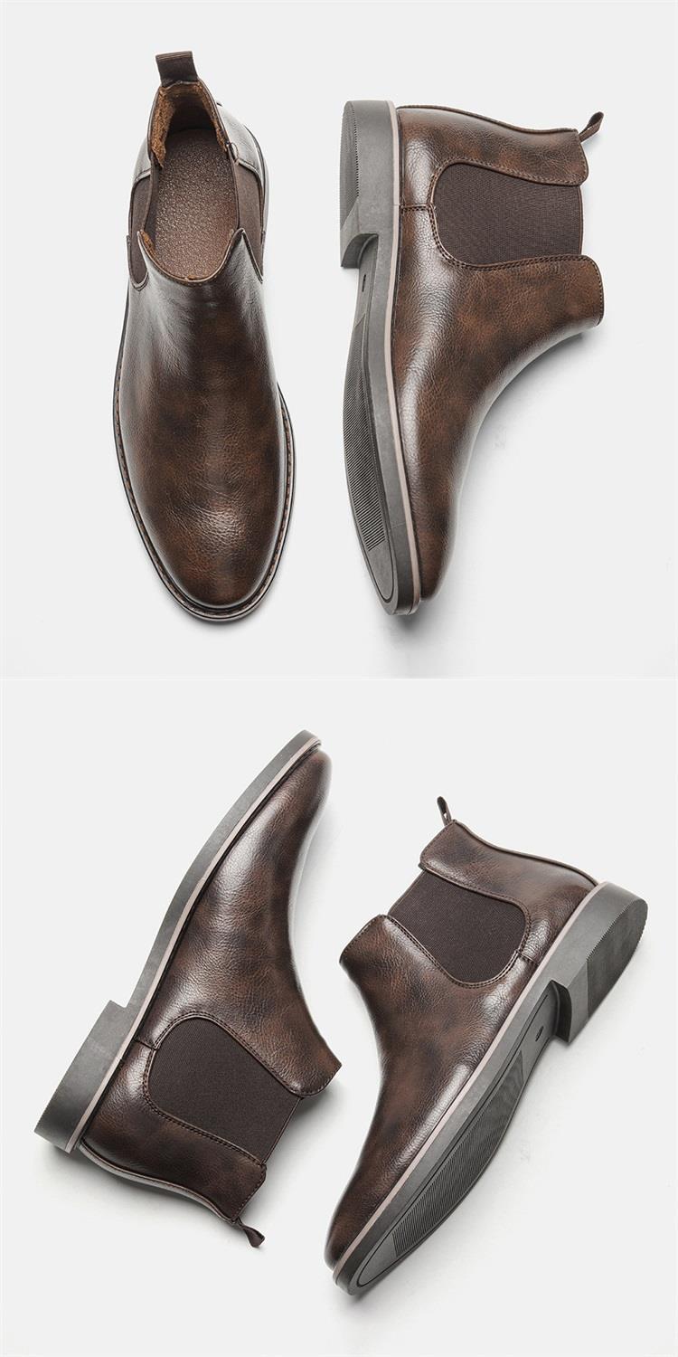 Chelsey Boots For Men | Leather Business Shoes For Gentlemen