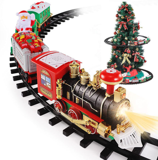 Electric Train Set Kid Toy Xmas Steam