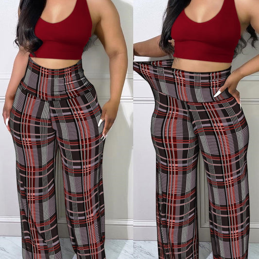 Women’s High-Waist Trousers – Slim Fit Elegant Pants
