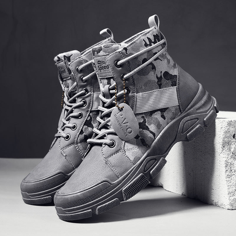 Men's Camouflage Tactical MilitaryTooling  Boots | Casual Waterproof