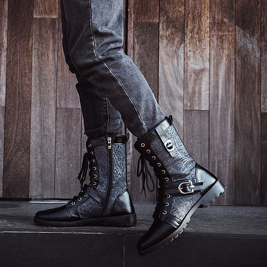 Men Martin Trendy Boots -  Sophistication And Elegance