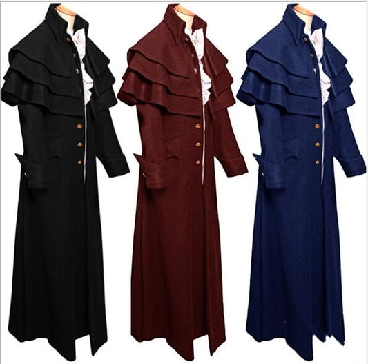 Men Cosplay Medieval | Coat Uniform