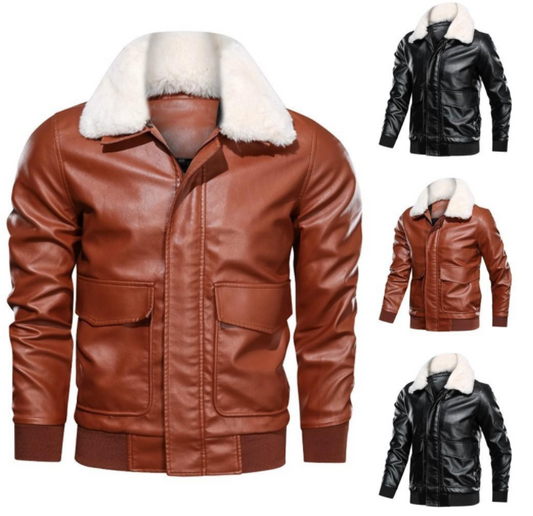 Thin Leather Motorcycle Jacket