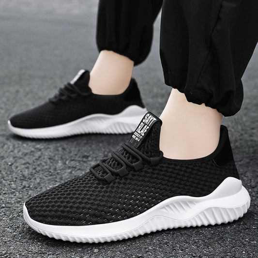 Men Light Running Casual Mesh Surface Sneakers