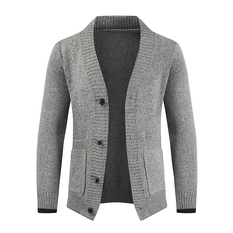 Elegant Slim Fit Button Cardigan Cotton Coat