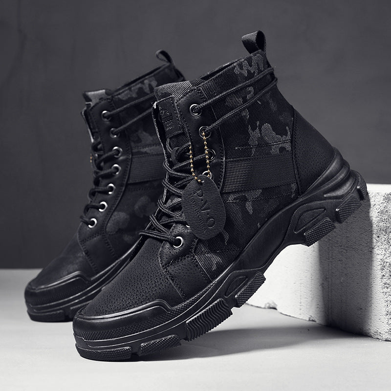 Men's Camouflage Tactical MilitaryTooling  Boots | Casual Waterproof