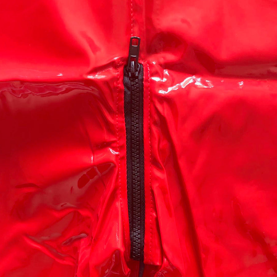Men's Red Wrestling Spandex Suit For Control And Agility