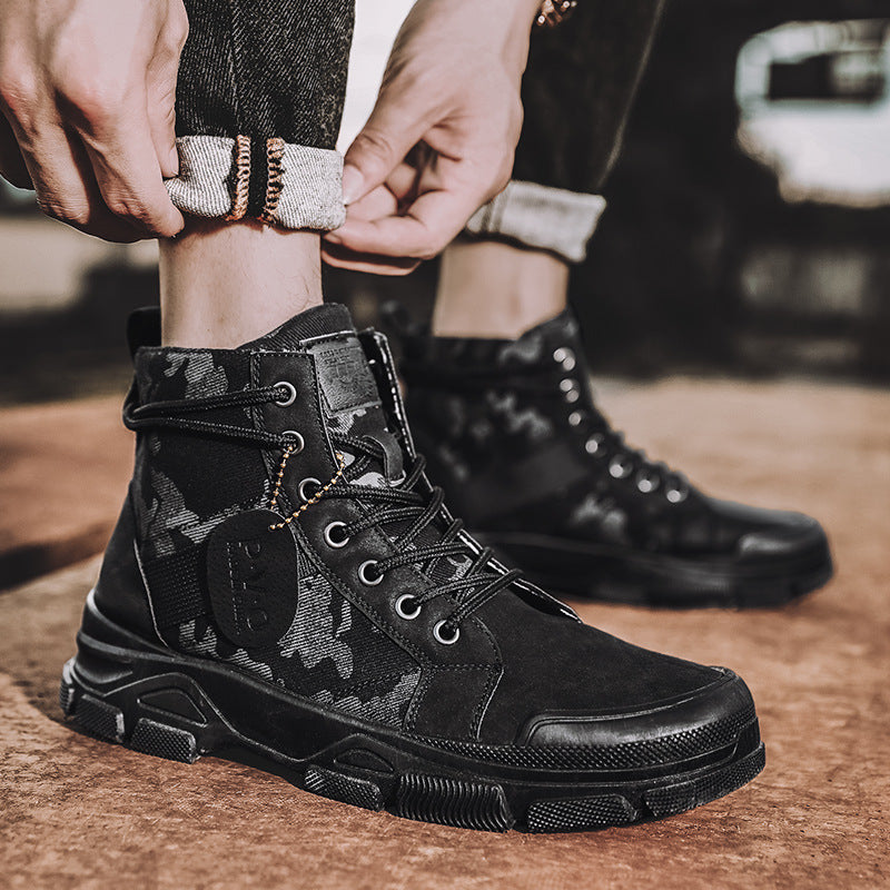 Men's Camouflage Tactical MilitaryTooling  Boots | Casual Waterproof
